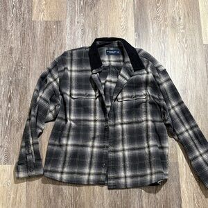 Abercrombie 90s Oversized Plaid Shirt Jacket